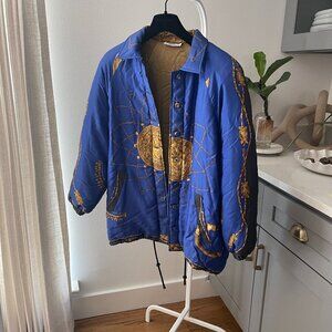 antonella russinova jacket 100% silk 42
